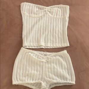 White Sleepwear Set